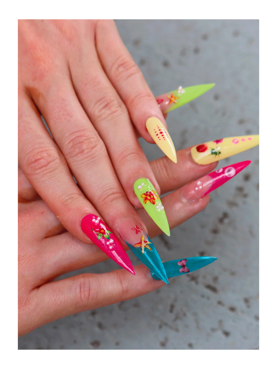 Lot de 2 - Stickers d'ongles